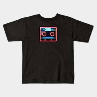 Cassette tape, retro style Kids T-Shirt